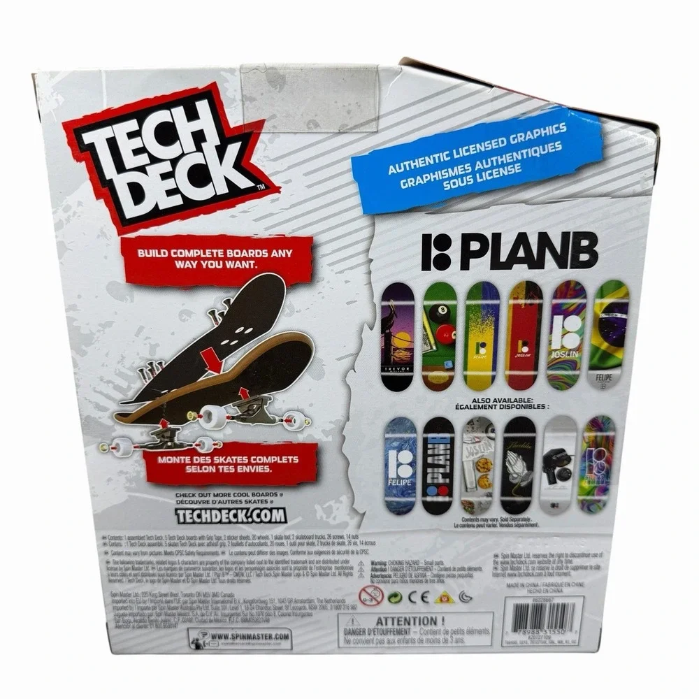 Tech Deck Sk8Shop Bonus Pack 6 Mini Finger Skateboards Plan B Limited Edition
